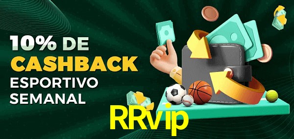 10% de bônus de cashback na RRvip
