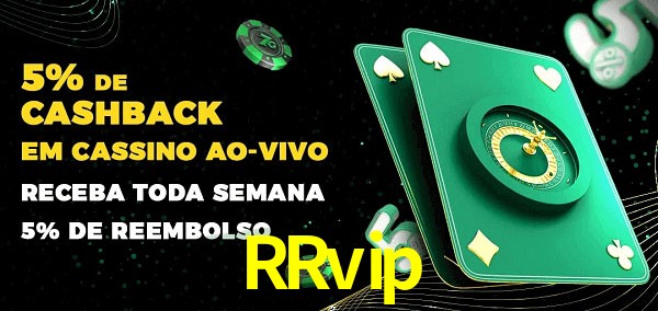 Promoções do cassino ao Vivo RRvip